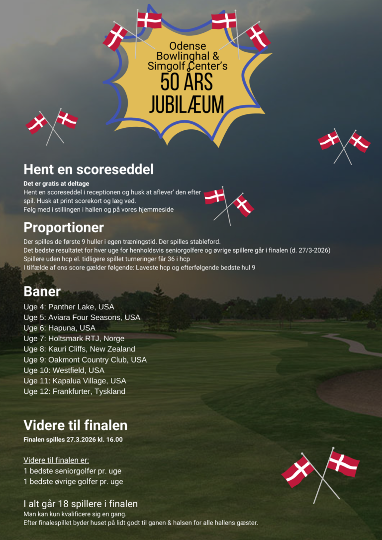 50 års jubilæum bagside GOLF