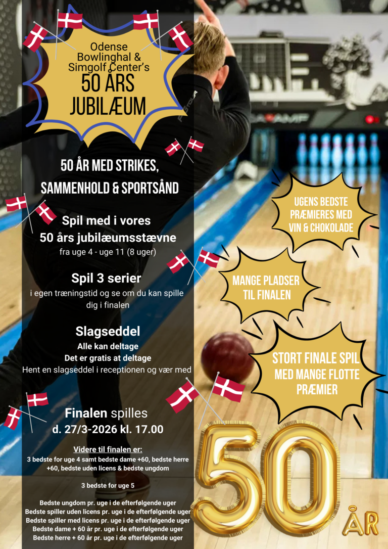 50 års jubilæum forside BOWL